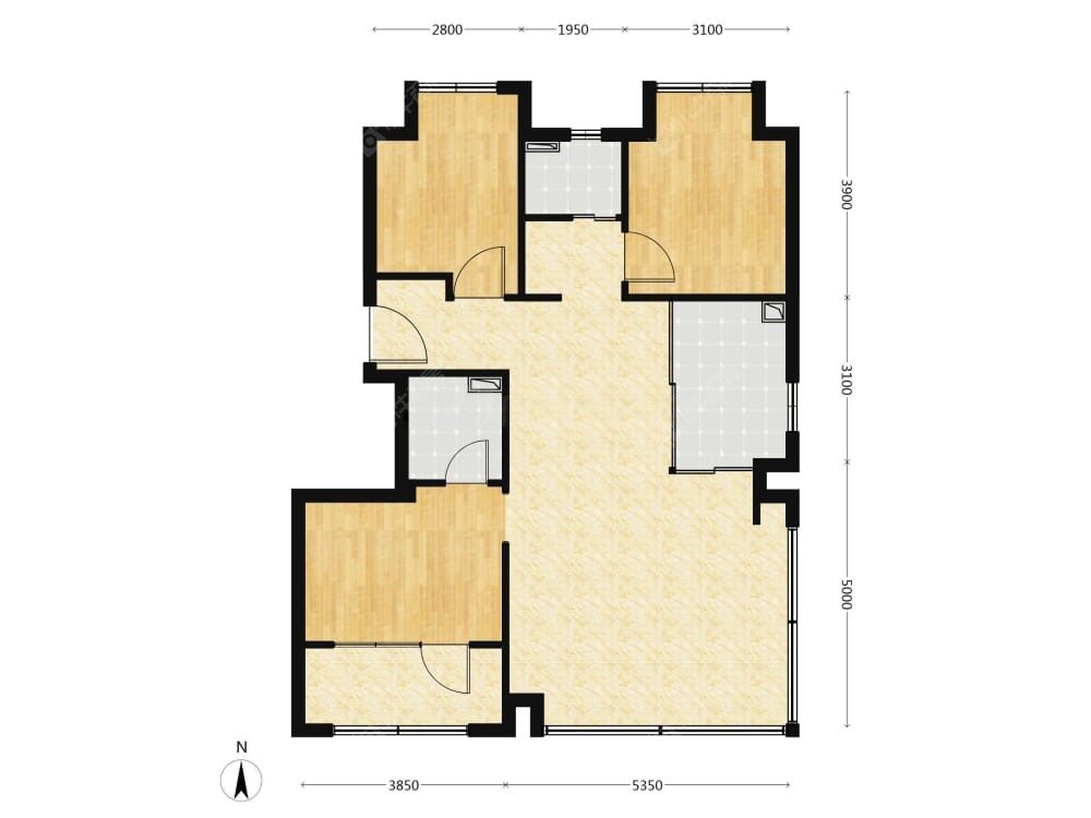 中建云境建面109户型图
