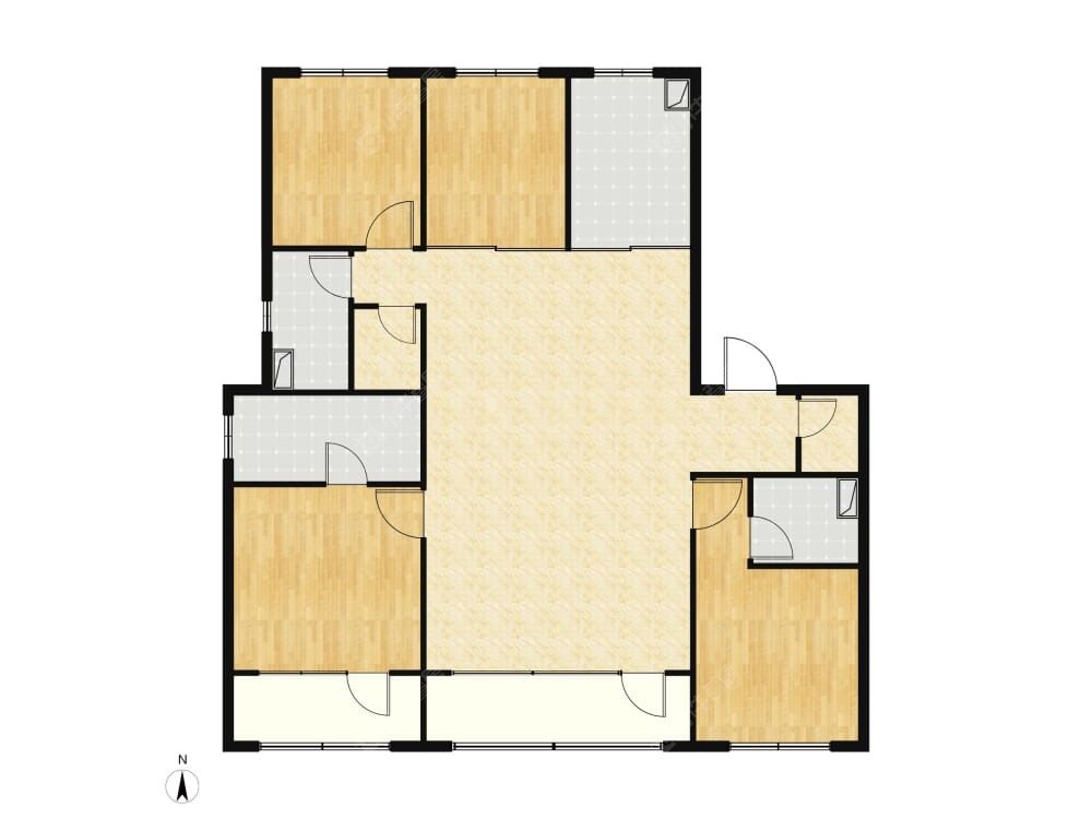 中海丰和叁號院建面200户型图
