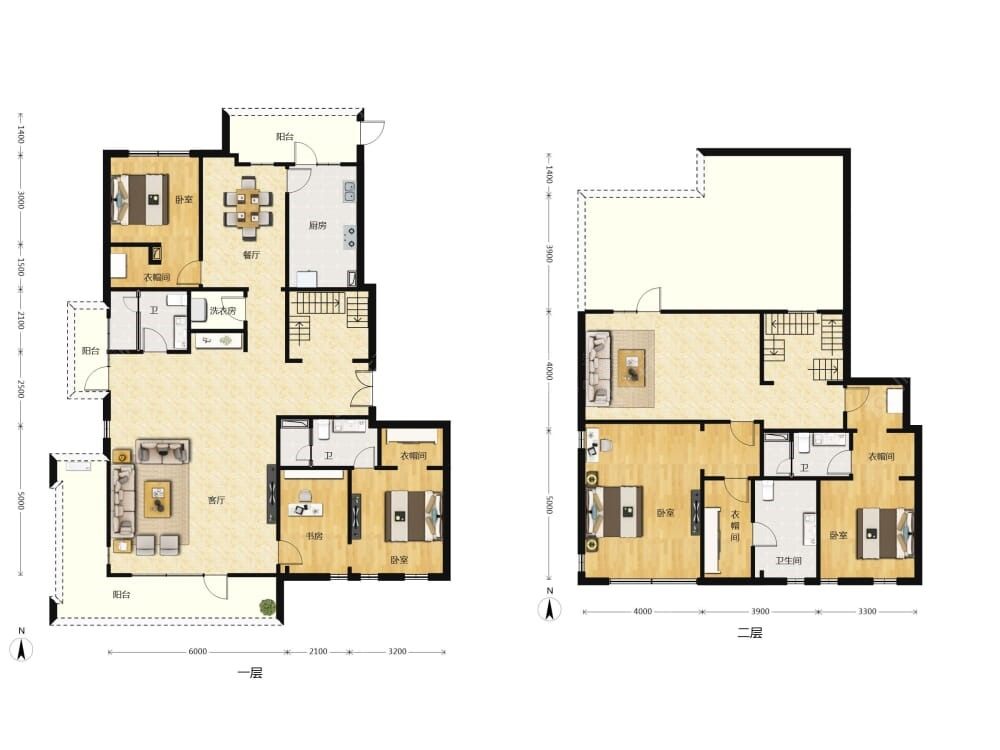 天润福熙大道建面229户型图