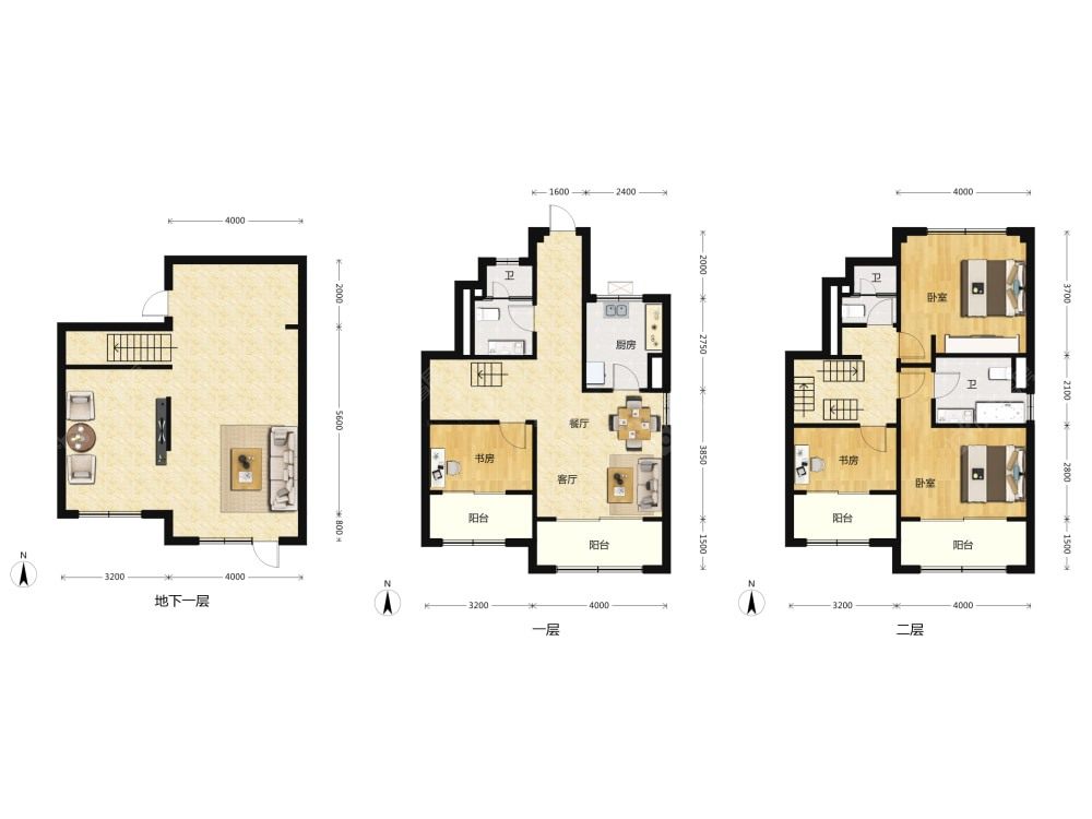 华萃西山建面220户型图
