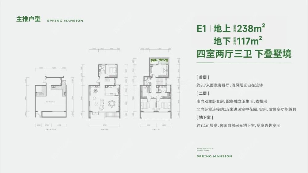 兴创沐春墅建面238户型图