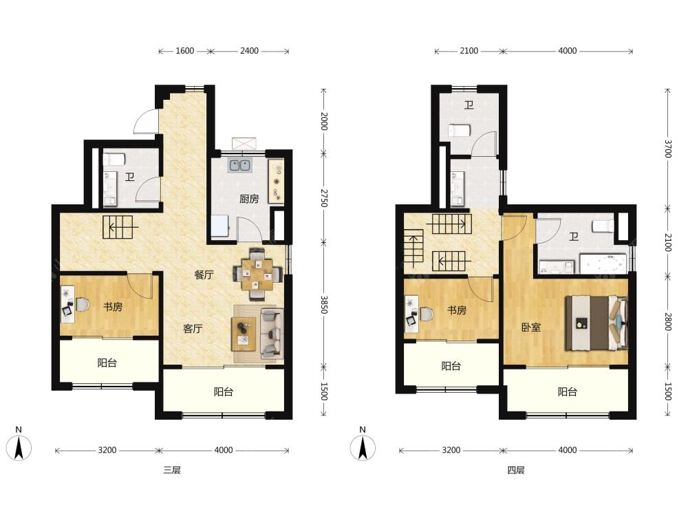 华萃西山建面135户型图
