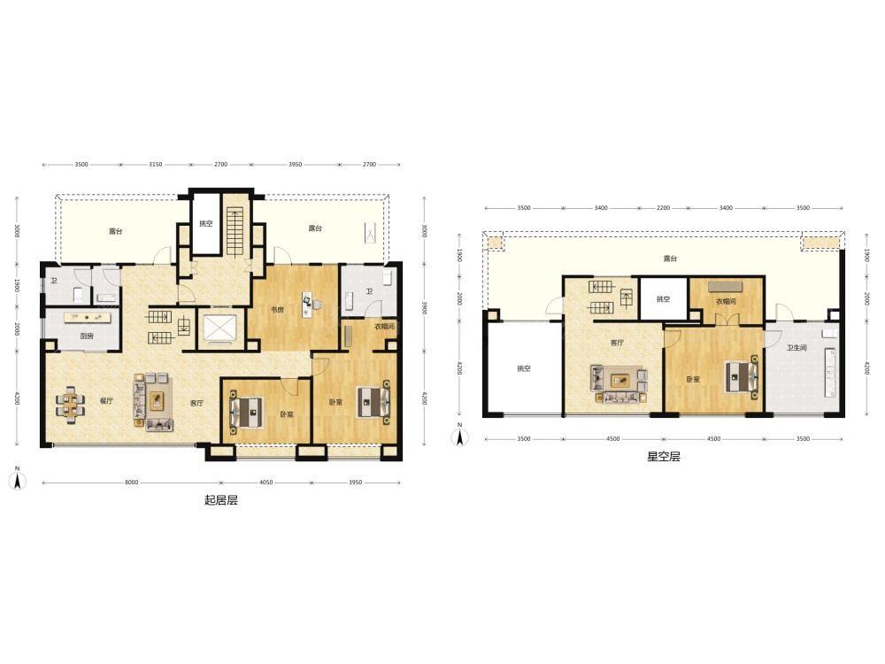 万科弗农小镇建面155户型图
