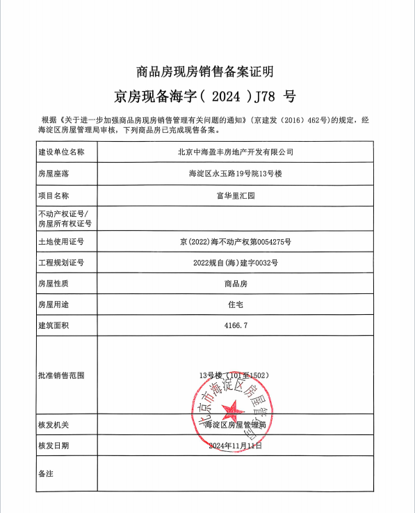 北京中海富华里在售新楼盘null