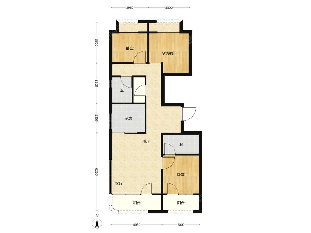 中建和颂九里建面112户型图