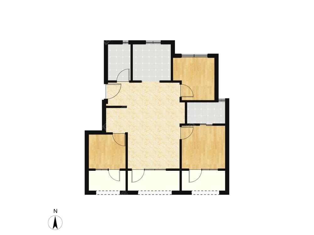 中海时光之境建面101户型图