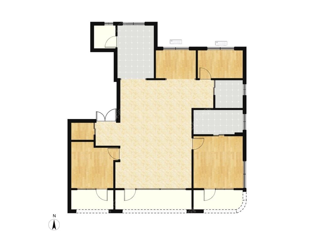 北京隅·西颂建面154户型图