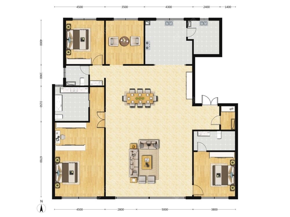 中海·安澜北京建面275户型图