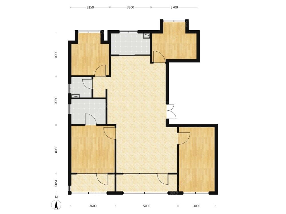 中建云境建面150户型图