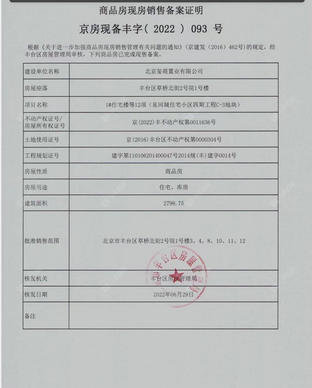 北京玺萌壹號院在售新楼盘null