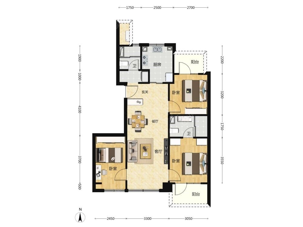 壹品兴创·元启建面99户型图