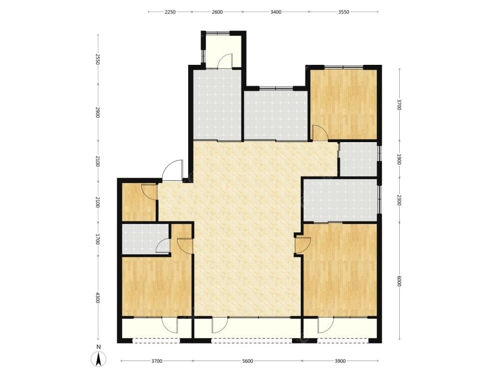 中海朝阳ONE建面190户型图