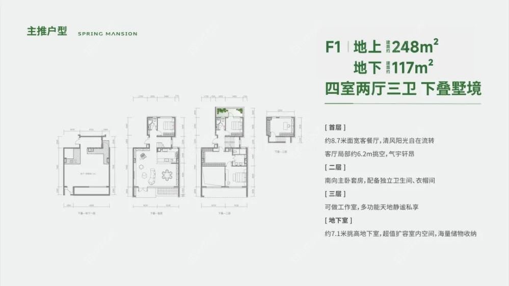 兴创沐春墅建面248户型图