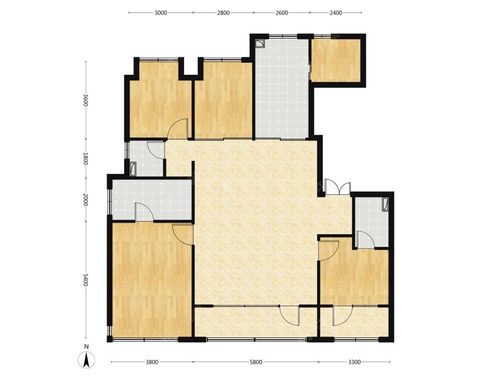 中建云境建面170户型图