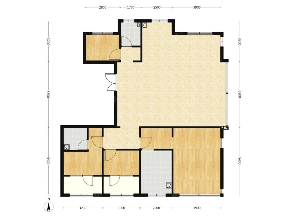 京能西贤府建面173户型图