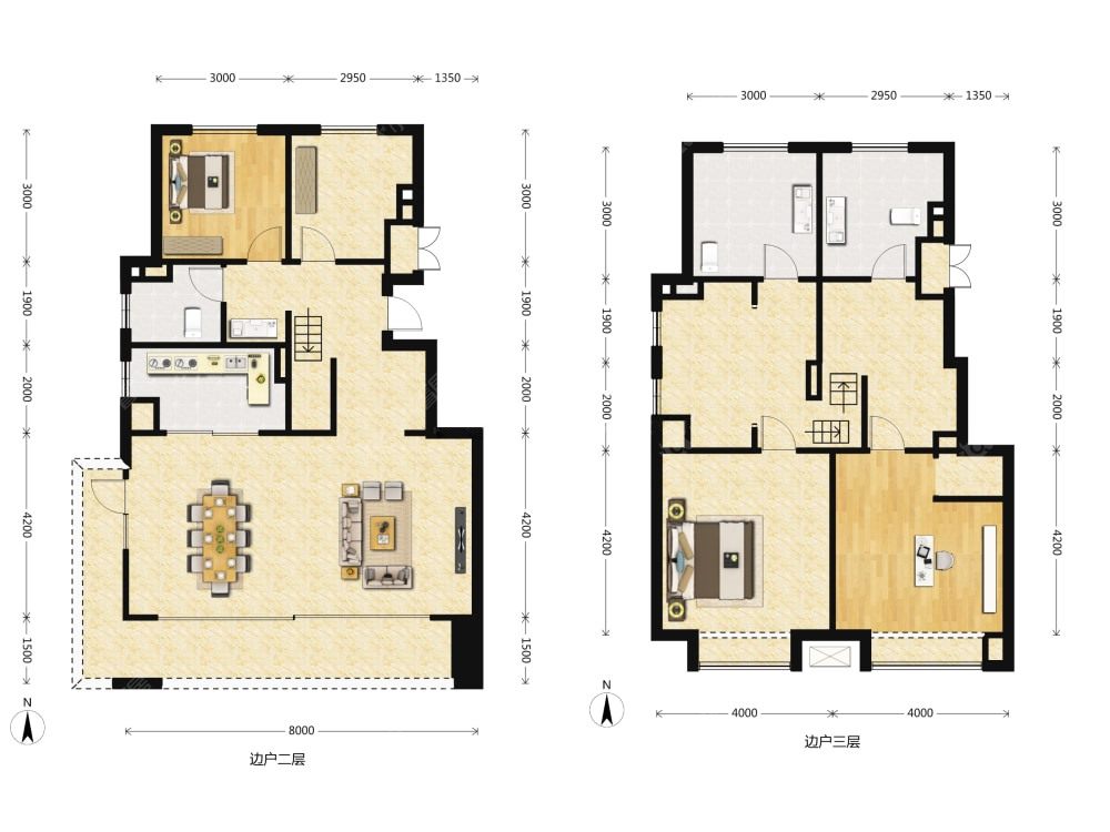 万科弗农小镇建面150户型图