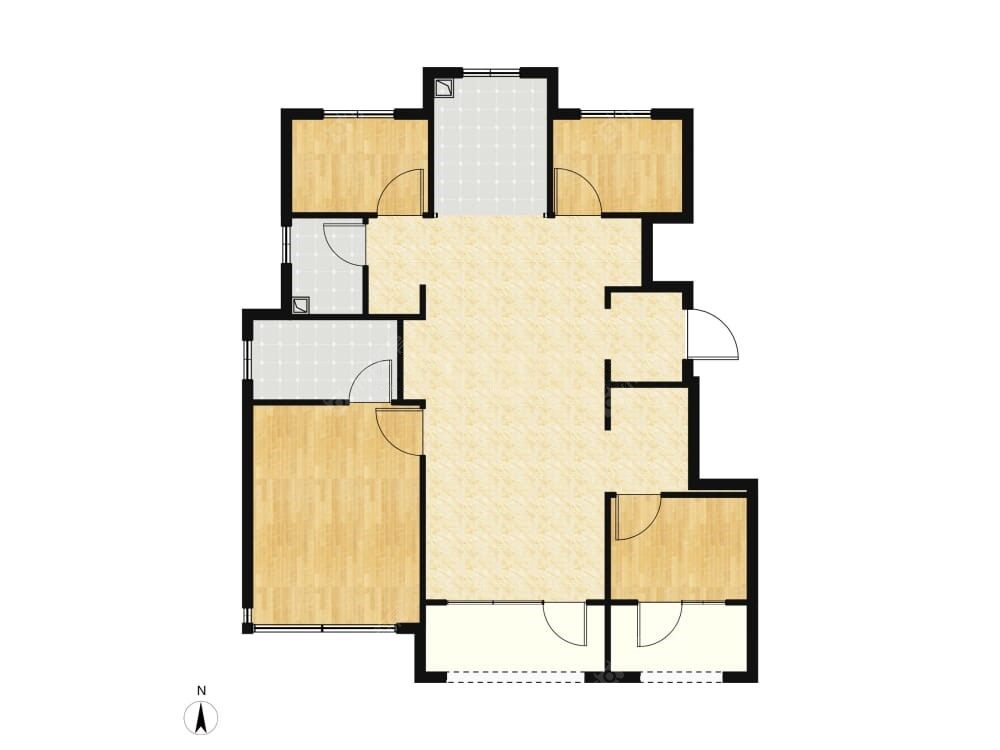 京能西贤府建面125户型图