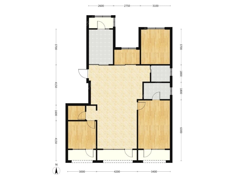 中海朝阳ONE建面152户型图