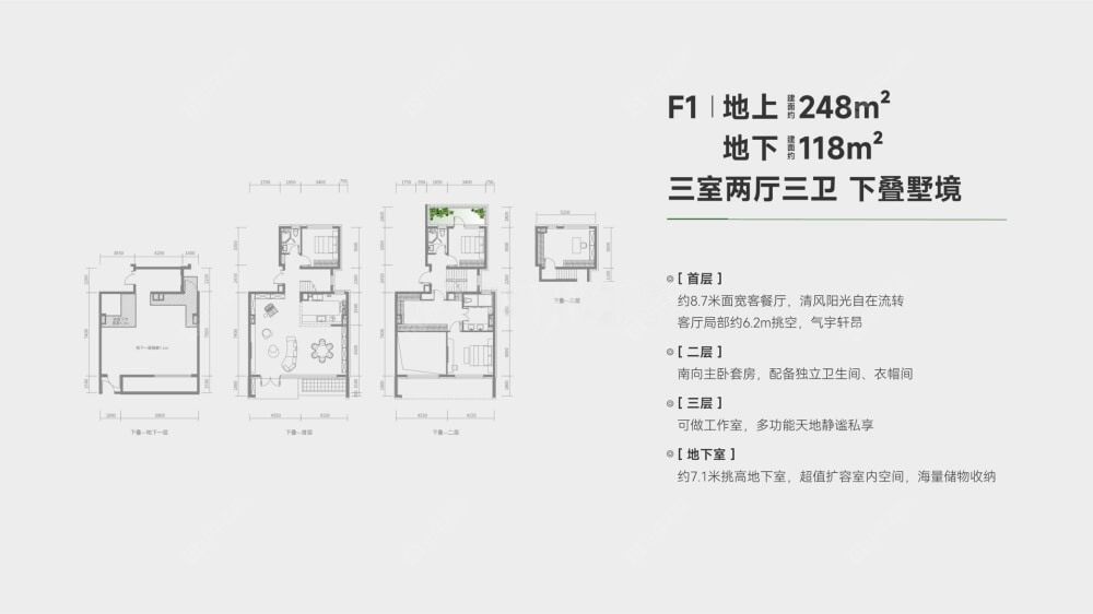 兴创沐春墅建面248户型图